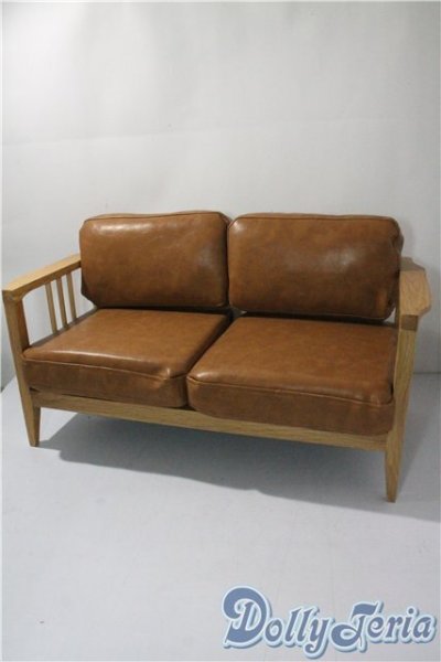 画像2: SD/ウッドフレームソファ（オイル・キャメル） U-25-08-26-218-TN-ZU (2)