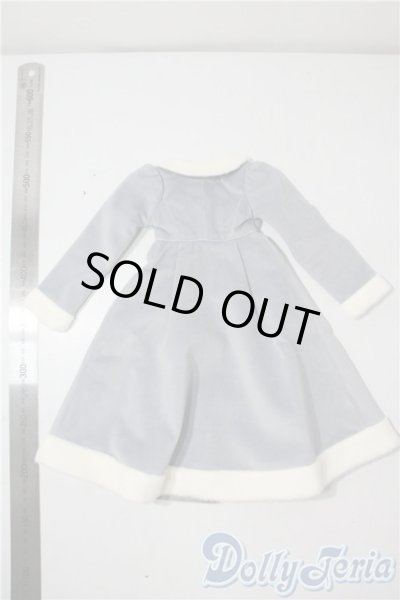 画像2: SD/OF ファー付きAラインコート(スモークブルー) U-25-08-26-129-TN-ZU (2)