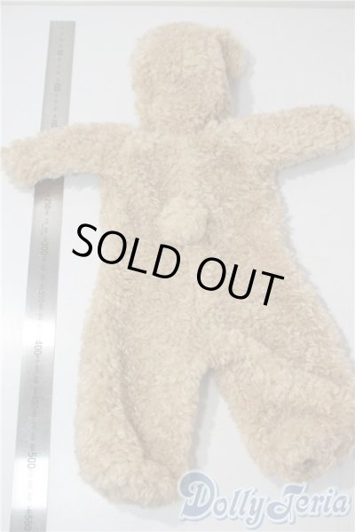 画像2: MSD/OF:テディベアパジャマ（ミルクティー）・ミニ U-25-09-02-123-TN-ZU (2)