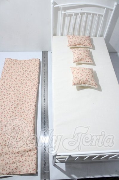 画像3: 1/4ドール/ベッド＆お布団セット U-26-02-25-210-TN-ZU (3)