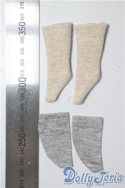 画像2: 幼SD/OF:靴下 U-25-10-07-101-TN-ZU (2)