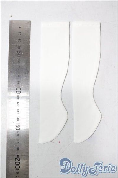 画像2: SDM＆MSD/OF:ソックス・ミニ（白・半光沢） U-25-11-12-192-NY-ZU (2)