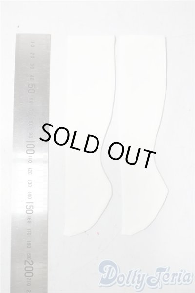 画像2: SDM＆MSD/OF:ソックス・ミニ（白・半光沢） U-25-11-12-192-NY-ZU (2)