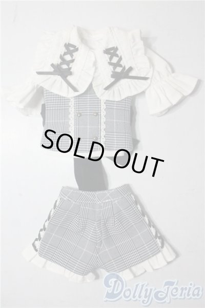 画像1: MDD/OF:乙女キュロットセット(グレー)・ミニ U-25-10-28-121-TN-ZU (1)