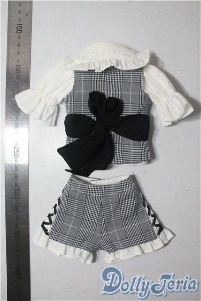 画像2: MDD/OF:乙女キュロットセット(グレー)・ミニ U-25-10-28-121-TN-ZU (2)