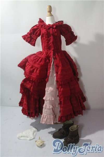 画像1: SD/OF:PINK HOUSE 「赤ローンワンピースコーデセット」 U-25-10-28-209-TN-ZU (1)