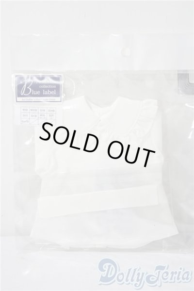 画像1: MSD/OF：ビッグカラーリヴボンブラウス（白）ミニ U-25-11-12-156-TN-ZU (1)