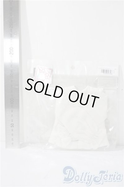 画像2: MSD/OF：ビッグカラーリヴボンブラウス（白）ミニ U-25-11-12-156-TN-ZU (2)