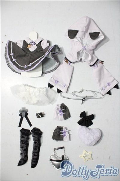 画像1: 幼SD/OF:木茶動物園ドレスセット U-25-11-12-131-TN-ZU (1)