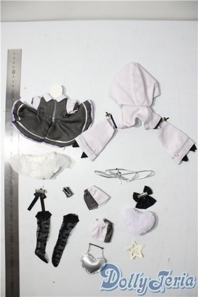 画像2: 幼SD/OF:木茶動物園ドレスセット U-25-11-12-131-TN-ZU (2)