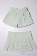 画像1: MSD/OF:スカートフラップ付きショートパンツ（ミント）・ミニ U-25-11-19-157-TN-ZU (1)