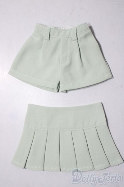 画像1: MSD/OF:スカートフラップ付きショートパンツ（ミント）・ミニ U-25-11-19-157-TN-ZU (1)