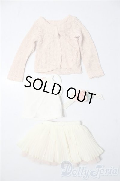 画像1: MSD/OF：スウィートピンクカーディガンセット U-25-11-26-010-TN-ZU (1)