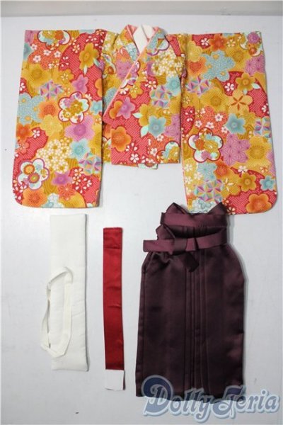 画像1: SD/OF:ボークス 天使のころも 女学生袴セット(緋色) U-25-11-26-006-TN-ZU (1)