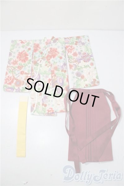 画像1: MSD＆MDD/OF:えんじ色袴セット・ミニ U-25-11-26-110-TN-ZU (1)