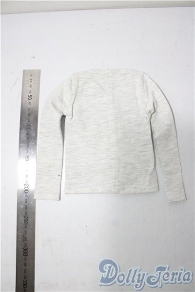 画像2: SD/OF：Vネックカットソー　ライトグレー U-25-11-26-122-TN-ZU (2)