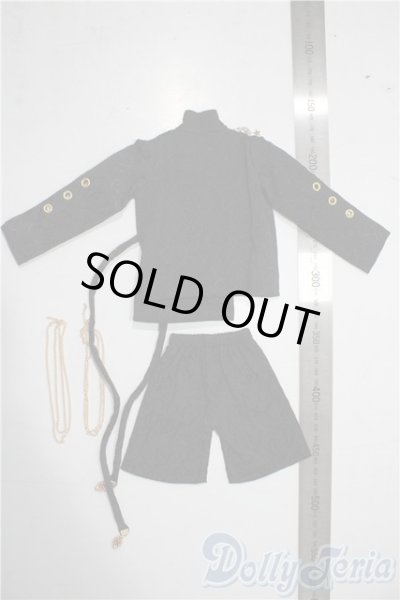 画像2: SDM＆MSD/OF:スタイリッシュ中華服 黒:短パン U-25-12-10-057-TN-ZU (2)