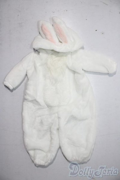 画像1: MSD＆MDD/OF:ふわふわしろうさぎさんパジャマ・ミニ U-26-01-04-086-TN-ZU (1)