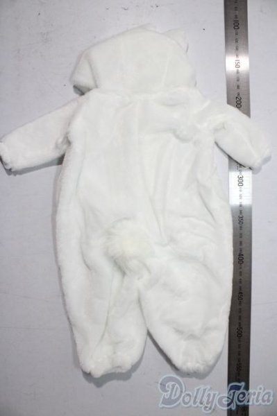 画像2: MSD＆MDD/OF:ふわふわしろうさぎさんパジャマ・ミニ U-26-01-04-086-TN-ZU (2)