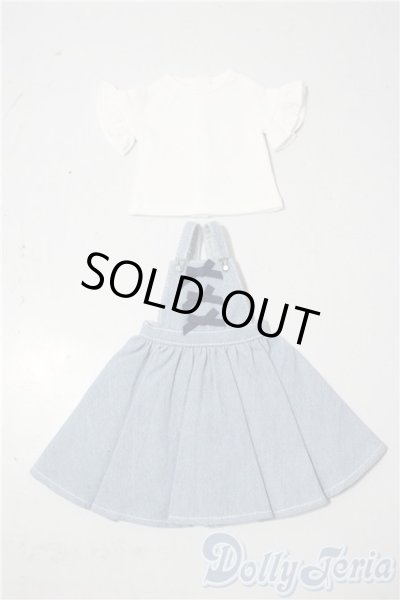 画像1: SDM＆MSD/OF:ちょい甘デニムサロペットセット・ミニ U-26-01-07-122-TN-ZU (1)