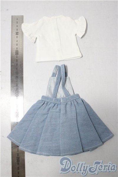 画像2: SDM＆MSD/OF:ちょい甘デニムサロペットセット・ミニ U-26-01-07-122-TN-ZU (2)