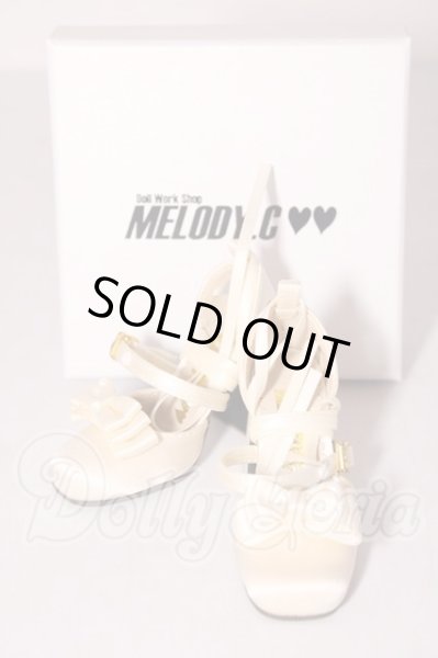 画像1: SD/melody.C/真夏のワルツ シルクシューズ U-26-02-25-128-TN-ZU (1)