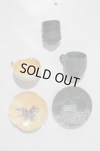 画像1: 60cmドール用ミニチュア食器セット U-26-03-04-110-TN-ZU (1)