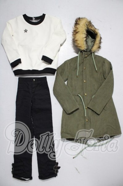 画像1: SD17B/OF:ファーモッズコートセット U-26-03-11-130-TN-ZU (1)