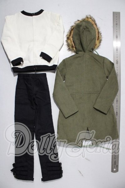 画像2: SD17B/OF:ファーモッズコートセット U-26-03-11-130-TN-ZU (2)