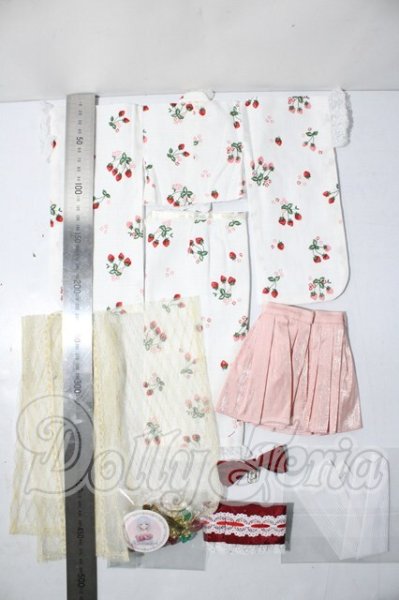 画像2: MDD/OF：RosenliaDoll様製衣装 イチゴ小町 U-26-03-18-130-TN-ZU (2)