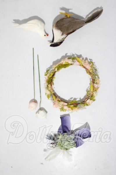 画像1: SD/PLANETARIUM　花冠小物 U-26-03-25-188-TN-ZU (1)