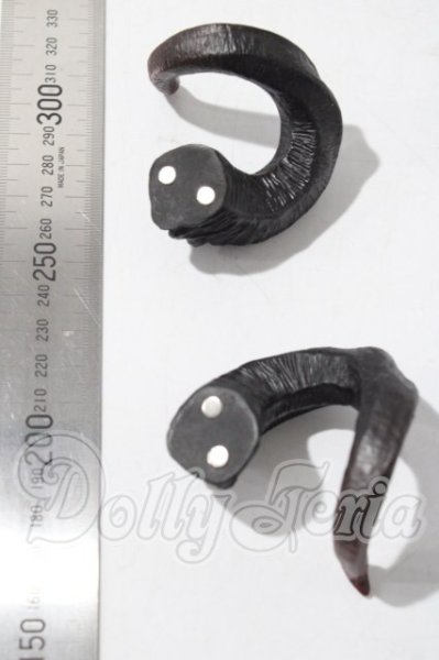 画像2: MSD〜SD/頭飾造形製角パーツ U-26-05-27-190-TN-ZU (2)