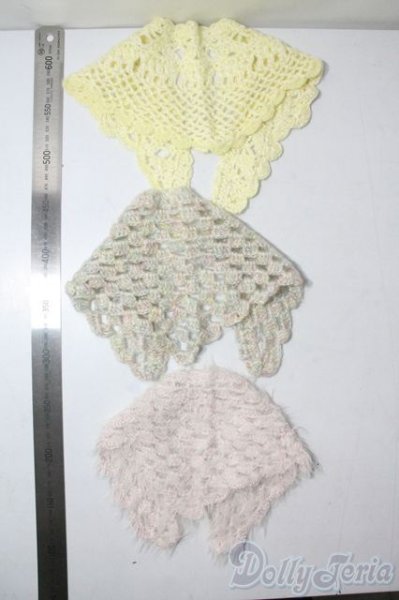 画像2: 1/3/ニットショール　3点セット U-25-08-19-037-KD-ZU (2)