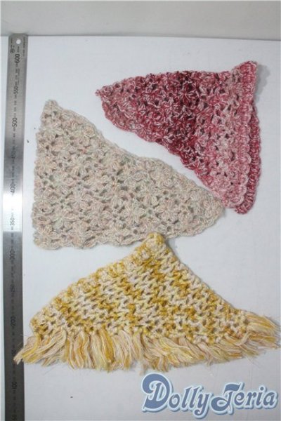 画像2: 1/3/ニットショール　3点セット U-25-08-05-024-KD-ZU (2)