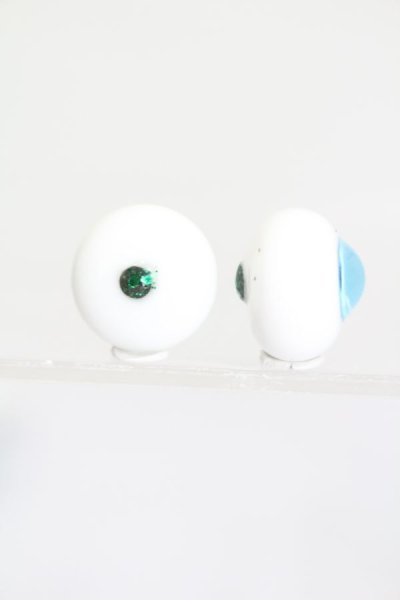 画像2: グラスアイ/15〜16mmバラセット:硝子屋Rosa様製 S-25-08-03-452-GN-ZS (2)