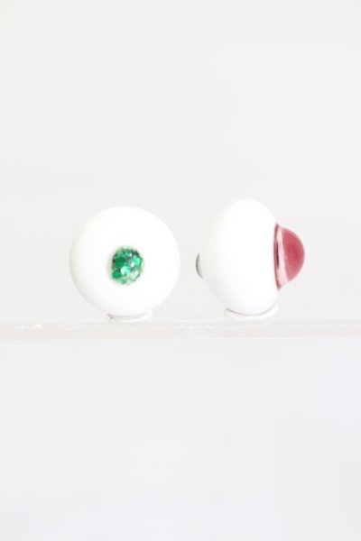 画像2: グラスアイ/14〜15mmバラセット:硝子屋Rosa様製 S-25-06-08-385-GN-ZS (2)