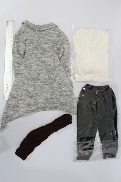 画像2: SD17BOY/OF:ボルドースヌード＆ロングカーデセット:VOLKS製 S-25-09-21-458-GN-ZS (2)