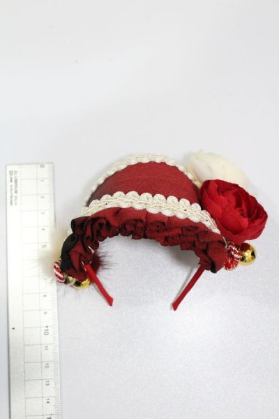 画像4: SD/OF:宝来鈴の軽やかな音色のお花カチューシャ:angeldear様製 S-25-11-02-387-GN-ZS (4)