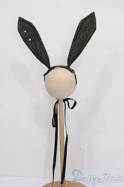 画像2: SD/OF:兎耳ヘッドドレス:velvet*paw様製 S-25-11-16-547-GN-ZS (2)