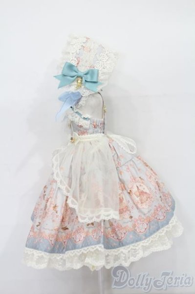 画像2: MSD&SDM/OF Ribbon Rabbitジャンパースカートセット S-25-09-14-353-TO-ZS (2)