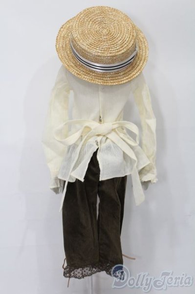 画像3: SD/OF レースチュニック&カンカン帽セット：ボークス製 S-25-11-23-279-TO-ZS (3)