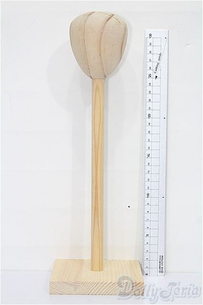 画像2: 8-9inch/ウィッグスタンド 木製 S-25-11-23-062-TO-ZS (2)