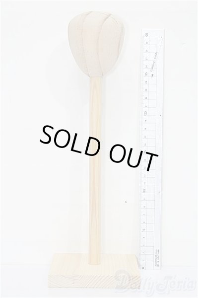 画像2: 8-9inch/ウィッグスタンド 木製 S-25-11-23-062-TO-ZS (2)