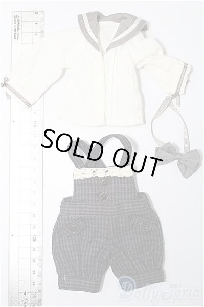 画像2: 幼SD/OF：マリンセーラーサロペットセット S-25-11-23-181-TO-ZS (2)