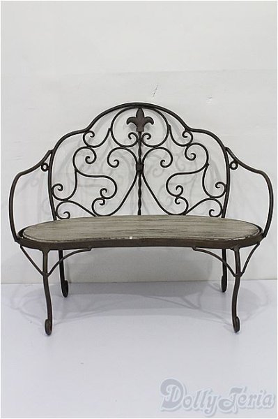 画像1: SD/アンティーク風ミニチュアベンチ S-25-12-14-222-TO-ZS (1)