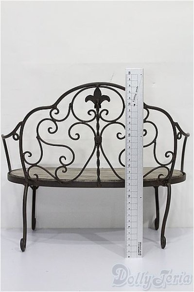 画像3: SD/アンティーク風ミニチュアベンチ S-25-12-14-222-TO-ZS (3)