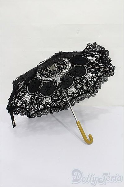 画像2: SD/ドルフィー用エレガントノワールレース日傘 S-26-02-08-161-TO-ZS (2)