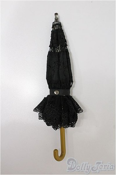 画像3: SD/ドルフィー用エレガントノワールレース日傘 S-26-02-08-161-TO-ZS (3)