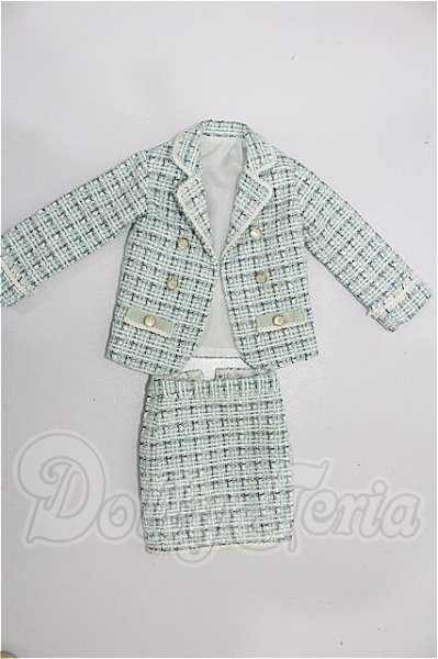 画像1: MSD/OF：ツイードセットアップコーデ（ミント）・ミニ S-26-03-22-292-TO-ZS (1)