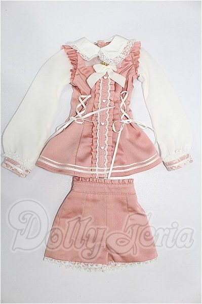 画像1: SD/OF:ドーリィ・パルフェパンツコーデ（白×桃） S-26-04-05-149-TO-ZS (1)